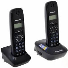 Радиотелефон PANASONIC KX-TG1612 (RUH) Серый. Дополнительная трубка в комплекте АОН, Caller ID (журнал на 50 вызовов), Русскоязычное меню, 12 мелодий звонка
