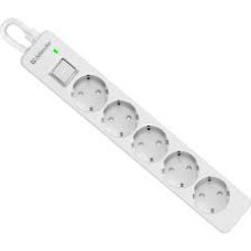 Сетевой фильтр Defender DFS 131 - 1,5 М, 5 розеток, белый