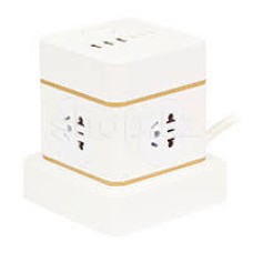 Сетевой фильтр SMART SM-UN041K1F3M <белый, 10А, 4роз, 5М, Унив. розетка, 3*USB, 3*Type-C>