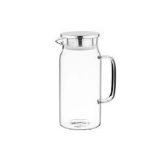 ARDESTO Кувшин ARDESTO с крышкой, 1200 мл, боросиликатное стекло, нержавеющая сталь, Артикул: AR2