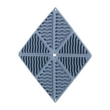 Подставка под горячее Ardesto Gemini, 16.5х16.5х1.7см, силикон, синий