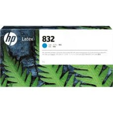 Картридж HP Europe/1-liter Cyan Latex Ink Cartridge/Чернильный Латексный/№832/Голубой/1 000 мл