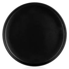 Тарелка десертная Ardesto Trento, 20.5см, керамика, черный