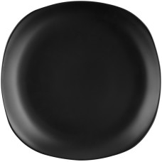 Тарелка обеденная квадратная Ardesto Molize, 27х27 см, черная , керамика AR2927MB