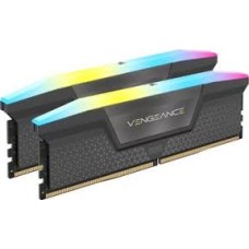 CORSAIR VENGEANCE RGB DDR5 96GB (2 x 48GB) DDR5 6000 CL30-36-36-76 1.40V AMD EXPO & Intel XMP - Grey