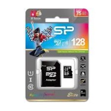 SILICON POWER 128GB Elite microSDHC/SDXC U1 V10 Full HD 1080p