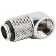 Фитинг угловой Bykski B-RD90-EXJ15 <90гр. 15ММ, Папа-мама, Silver>