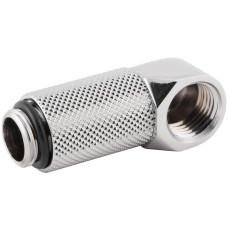 Фитинг угловой Bykski B-RD90-EXJ25 <90гр. 25ММ, Папа-мама, Silver>