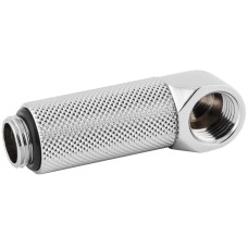 Фитинг угловой Bykski B-RD90-EXJ35 <90гр. 35ММ, Папа-мама, Silver>