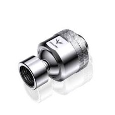 Granzon G 1/4in. Male to Female Multi Directional Free Rotary Elbow Fitting (GD-X) Silver