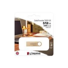 Флэш-накопитель Kingston 512Gb USB3.2 Gen1 Data Traveler SE9 (Gold Metal Case)