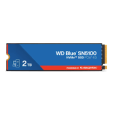SSD POWERED BY SANDISK WD Blue SN5100 2TB M.2 2280 PCIe Gen4 x4 NVMe QLC 3D, Read/Write: 7100/6700 MBps, IOPS 1000K/1300K, TBW: 900