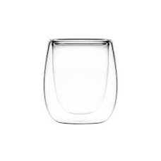 Набор чашек Ardesto с двойными стенками для эспрессо, 80 мл, H 7,3 см, 2 шт, боросиликатное стекло