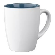 Чашка Ardesto Savona, 360 мл, бело-синяя, керамика