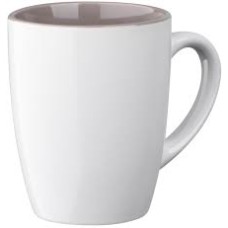Чашка Ardesto Savona, 360 мл, бело-бежевая, керамика