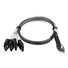 Кабель SFF-8654 (x8)->4xSATA Supermicro CBL-SAST-1275A-100