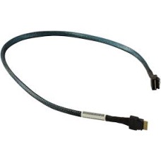 Кабель направленный - может использоваться только для подключения контроллера с разъёмом mini-SAS HD (SFF-8643) к SAS/SATA корзине или SAS/SATA объединительной панели с разъёмами mini-SAS (SFF-8087)