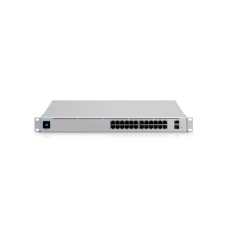 Ubiquiti USW-Pro-24-POE-EU configurable Gigabit Layer2 and Layer3 switch with auto-sensing 802.3at PoE+ and 802.3bt PoE++
