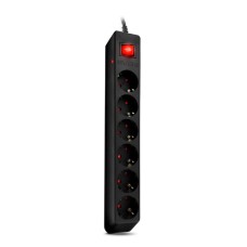 SVEN Сетевой фильтр Surge Protector Optima 3,0 m (6 sockets) black, color box