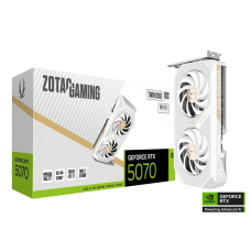 Видеокарта ZOTAC RTX 5070, TE OC White, 12 Гб, GDDR7