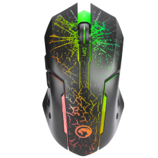 Мышь Marvo M207, RGB, Black, USB