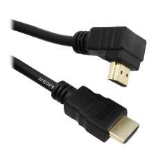 Кабель SVGA, Cablexpert CC-HDMI90-6, 1.8м Cable HDMI to HDMI, CC-HDMI490-6, угловой разъем