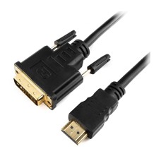 Кабель SVGA, Cablexpert CC-HDMI-DVI-10MC, 10м Cable DVI-D to HDMI, m/­m, 18+1pin/­HDMI