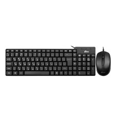 Клавиатура и мышь, USB, Ritmix RKC-010 KeyBoard + mouse Черный