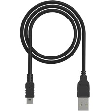 Кабель USB, Ritmix RCC-100, 1.0м Cable USB Type A - mini black