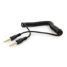 Аудиокабель Cablexpert CCA-405-6, 1.8m Cable Audio, 3.5mm/­m - 3.5mm/­m, AUX, спираль, black