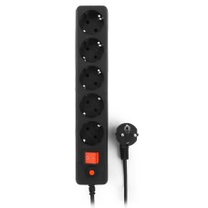 Сетевой фильтр Гарнизон EHLB-4, 0.5м, Черный