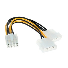 Переходник питания Cablexpert CC-PSU-81 Cable converter for power supply, 2 x Molex f -> 8 pin m