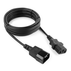 Кабель питания, Cablexpert PC-189-VDE, 1.8м Cable power, C13 - C14, системный блок/­монитор - ИБП, black