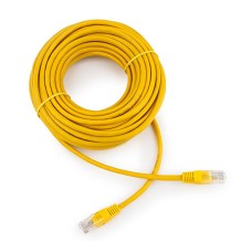 Патч-корд Cablexpert PP10-10M/­Y, желтый Cable Patch cord UTP 5e-Cat 10 m