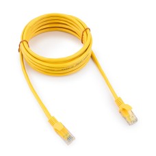 Патч-корд Cablexpert PP10-3M/­Y, желтый Cable Patch cord UTP 5e-Cat 3 m