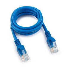 Патч-корд Cablexpert PP10-1M/­B, синий Cable Patch cord UTP 5e-Cat 1 m