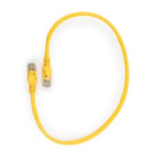 Патч-корд Cablexpert PP10-0.5M/­Y, желтый Cable Patch cord UTP 5e-Cat 0.5 m