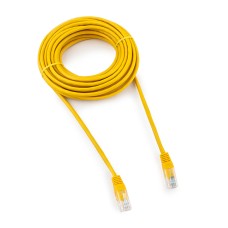 Патч-корд Cablexpert PP10-7.5M/­Y, желтый Cable Patch cord UTP 5e-Cat 7.5 m