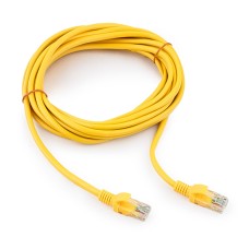 Патч-корд Cablexpert PP10-5M/­Y, желтый Cable Patch cord UTP 5e-Cat 5 m