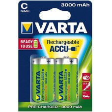 Аккумуляторы Varta C (HR14) [56714-2] Power Accu NiMH (R2U), 3000mAh/­1.2V, комплект - 2 штуки [56714-2]