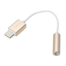 Уц. Аудиоконвертер USB Type-C 3.1 m -> 3.5mm /­f, Apacer DC150, 0.10м, Золотой, повреждена упаковка Converter Audio,  APDC150С-1, USB 3.1, gold