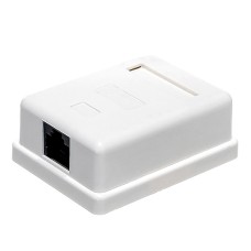Розетка сетевая Cablexpert NA212 Net Socket RJ-45, 1 разъём