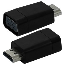 Конвертер HDMI m -> D-Sub (VGA) f, Cablexpert A-HDMI-VGA-001 Converter, black