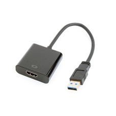 Конвертер Cablexpert  A-USB3-HDMI-02, Черный Converter USB 3.0 m -> HDMI f, black