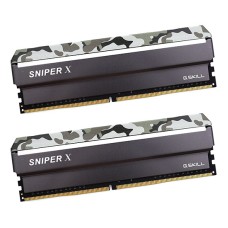 Комплект модулей памяти G.Skill Sniper X, F4-3200C16D-16GSXFB, DDR4, 16 GB, classic camo DIMM kit <3200MHz> (2x8GB), 16-18-18-38