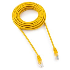 Патч-корд Cablexpert PP10-15M/­Y, желтый Cable Patch cord UTP 5e-Cat 15 m