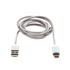 Кабель USB, Cablexpert CC-USB2-AMUCMM-1M, 1.0м Cable Type A - Type C, magnetic, USB 2.0, silver