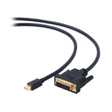 Кабель SVGA, MiniDisplayPort to DVI,  1.8m,  Cablexpert CC-mDPM-DVIM-6 Cable