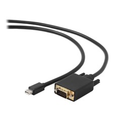 Кабель SVGA, MiniDisplayPort to D-Sub (VGA),  1.8m,  Cablexpert CC-mDPM-VGAM-6 Cable