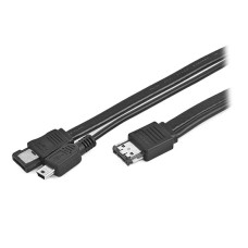 Кабель eSATA to eSATA/­miniUSB, Gembird CC-ESATAP-ESATA-USB5P-1M Cable 1м, black